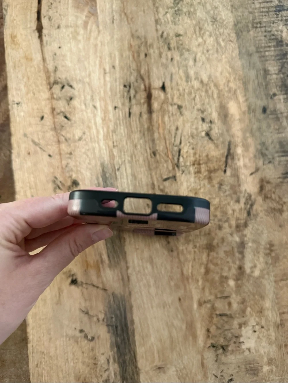 Velvet Caviar Mocha Vibe Checkered Case